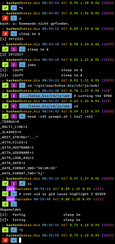 ${<span class='blue'>PS1</span>} <lib-small style='padding-left: 40px;'>w/ <lib-code>export PROMPT_COMMAND</lib-code></lib-small>